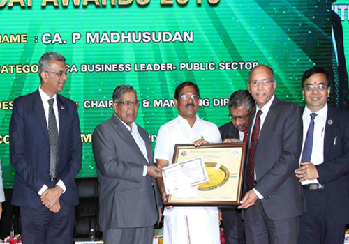 CA Business Leader Award to Shri P Madhusudan, CMD RINL